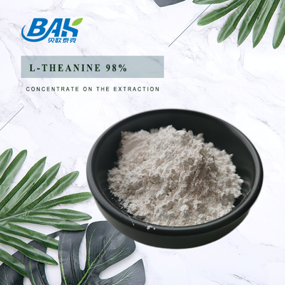 CAS NO 3081-61-6 स्वस्थ आहार के लिए प्राकृतिक हर्बल अर्क हरी चाय अर्क पाउडर Theanine 98% पाउडर