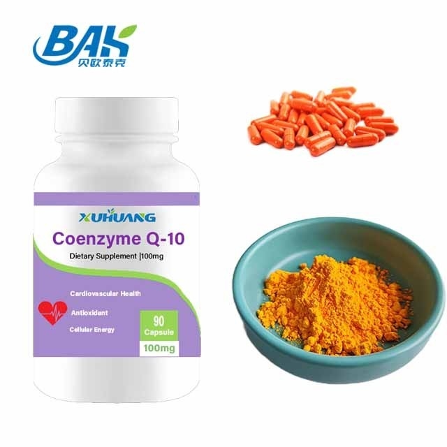 अनुकूलित बोतल के लिए 100mg कोएंजाइम Q10 पाउडर 36 महीने के शेल्फ जीवन के साथ