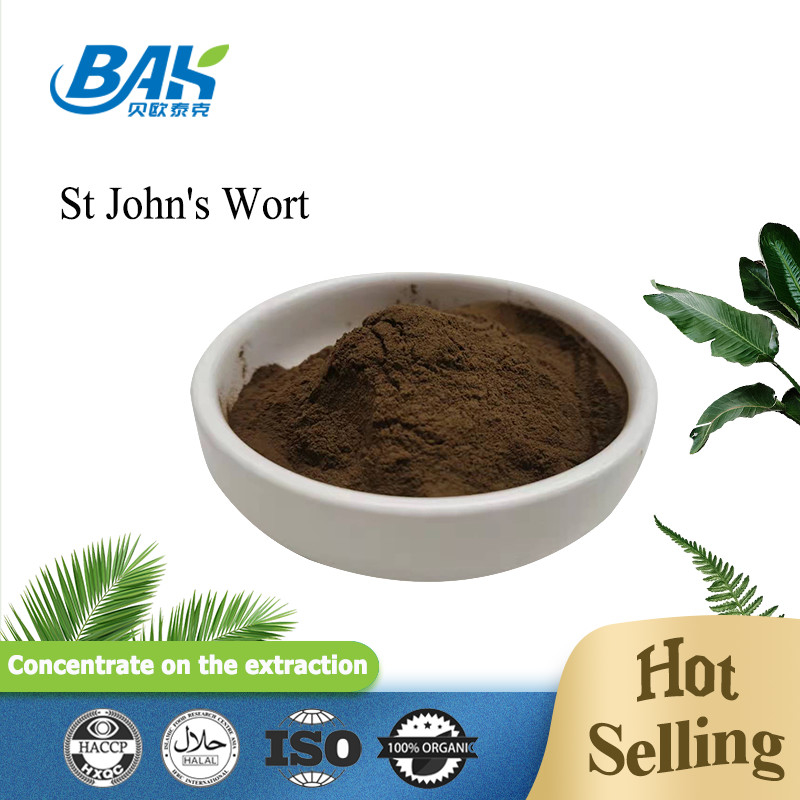 Hypericum Perforatum St John' s Wort Extract हाइपरिसिन 0.3% प्लांट एक्सट्रैक्ट पाउडर
